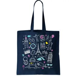 Travel The World Cute Tote Bag