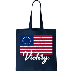 Victory America Betsy Ross Flag 1776 Tote Bag