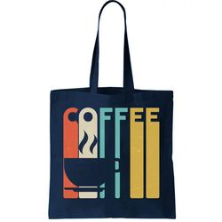 Vintage Colors Coffee Cup Logo Tote Bag