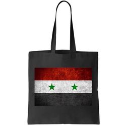 Vintage Syrian Independence Flag Tote Bag