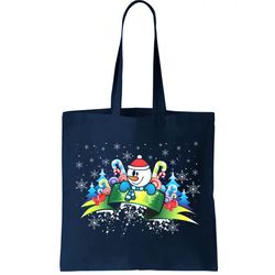 Winters Snowman Holiday Tote Bag
