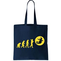 Witch Evolution Funny Halloween Tote Bag