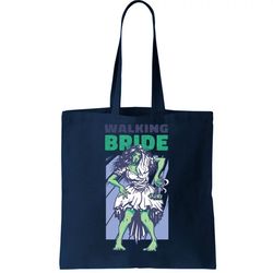 Zombie Walking Bride Tote Bag