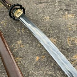 Japanese Battle Sword Samurai Katana Sharp Damascus Steel Blade Full Tang Ninja