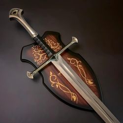 Handmade Damascus steel Sword, viking sword, engraved sword, master sword, long sword, sword art online, best Gift