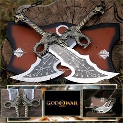 God of War Kratos's Blades Of Chaos , God of War Blades of Chaos Sword pairs Blades, Kratos Metal Cosplay Weapon prop