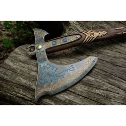 leviathan axe, viking axe, handmade viking axes, hand forged axe, hatchet viking hatchet,battle axe , fathers day gift