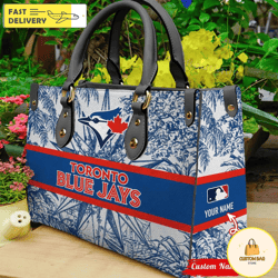 MLB Toronto Blue Jays MLB Women Leather Hand, Custom Bag