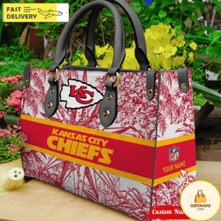 NFL Kansas City Chiefs NFL Women Leather Bag, Custom Bag