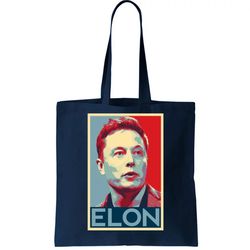 Elon Musk Retro Tote Bag