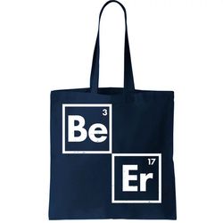 Funny Periodic Table Elements Be Er Beer Tote Bag