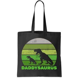 Retro Daddysaurus Tote Bag