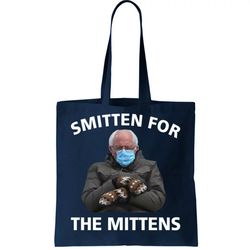 Smitten For The Mittens Bernie Sanders Tote Bag