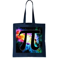 galactic pi galaxy infinity tote bag