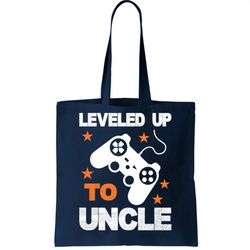 Leveled Up To Uncle Tote Bag