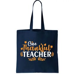 One Thankful Teacher Tote Bag