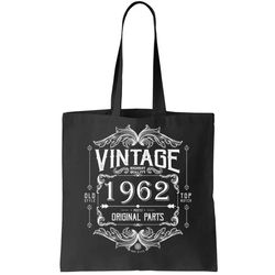 Personalize Vintage Birthday Custom Year Original Parts Tote Bag