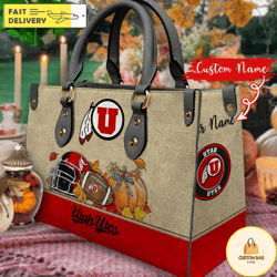 NCAA Utah Utes Autumn Women Leather Bag