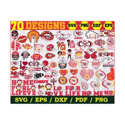 70 Designs Kansas City Chiefs Football Svg Bundle, Kansas City Chiefs svg, Kansas City Chiefs, Chiefs svg,NFL svg,Bundle