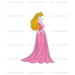 Disney Princess Aurora Clipart, Sleeping Princess Vector, Disney Princess SVG, Sleeping Beauty SVG, Disney Cartoon Digit
