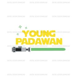 Young Padawan SVG, Star Wars Young Padawan SVG, Jedi SVG, Star Wars Movie SVG, Star Wars CRICUT, Star Wars Design, Silho
