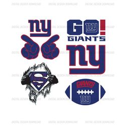 GIANTS FOOTBALL SVG, Sport Svg, NFL Svg,KC New York Design, Football Svg, New York Giants Heart Svg, KC New York Giants