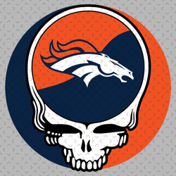 Denver Broncos Skull Svg, Nfl svg, Football svg file, Football logo,Nfl fabric, Nfl football