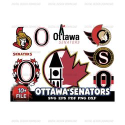 10 FILE Ottawa Senators Svg Bundle