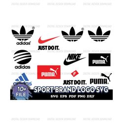 Sport Brand Logo Svg, Adidas Svg, Nike Svg, Puma Svg, Logo Bundle Svg