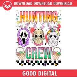 Hunting Crew Easter Day Horror Killers Bunny PNG
