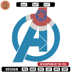 Captain america Embroidery Design, Marvel Embroidery, Embroidery File, Anime Embroidery, Anime shirt, Digital download