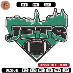 New York Jets embroidery design, New York Jets embroidery, NFL embroidery, sport embroidery, embroidery design
