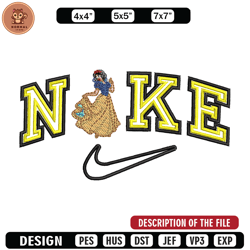 Nike snow white embroidery design, Disney embroidery, Nike design, Embroidery shirt, Embroidery file,Digital download