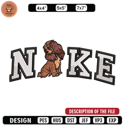 Nike x cute dog embroidery design, Dog embroidery, Nike design, Embroidery shirt, Embroidery file, Digital download