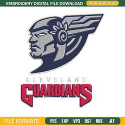 Cleveland Guardians embroidery, Cleveland Guardians embroidery, Football embroidery design, NCAA emb1229