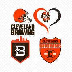Cleveland Browns SVG Bundle, Love Browns Logo SVG, Cleveland Browns Logo Design,Browns Hat SVG, NFL Football Teams SVG,