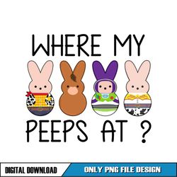 Where My Easter Toy Story Peeps At PNG