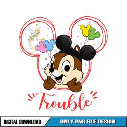Trouble Dale Disney Mickey Head PNG