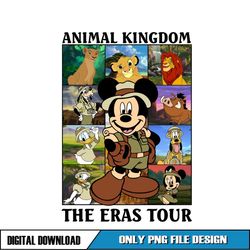 Mickey Friends Wild Animal Kingdom The Era Tour PNG
