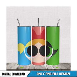 Power Girls Coffee Drinks Sublimation Design PNG