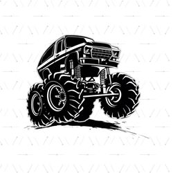 Vector Cartoon Monster Truck Svg, Vehicle Svg, Monster Svg, Monster Truck Svg, Transport Svg, Vehicle Legends Codes Svg,