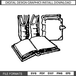 Harry Potter Old Magic Books SVG Cut File Vector
