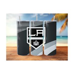 Los Angeles Kings NHL Team logo 20oz Tumbler Wrap Design