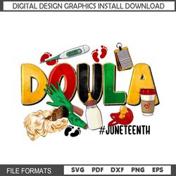 Juneteenth Doula png sublimation design download, black lives matter png, Emancipation Day png, Doula png, sublimate