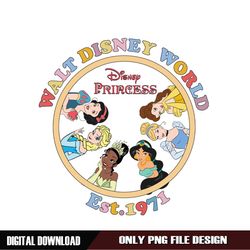 Walt Disney World Princess Est 1971 PNG
