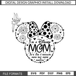 Minnie I'm A Disney Regular But More Magical Mom SVG