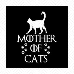 Mother Of Cat Svg, Cat Mom Svg, Baseball Mom Cricut SVG PNG, EPS, Dxf