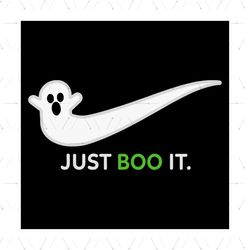 Just Boo It Halloween Svg, Halloween Svg, Nike Logo Svg, Boo Svg, Scary Night Svg, Happy Halloween Day Svg, Halloween Gi