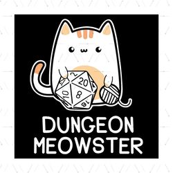 Dungeon Meowster Svg, Animal Svg, Cat Sticker Svg, Ball Of Wool Svg, Love Cat Svg, Cat Lovers Svg, Funny Animal Svg, Lov