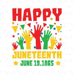Happy Juneteenth Day Svg, Juneteenth Svg, Happy Juneteenth Svg, June 19th Svg, Black Freedom Svg, Black Pride Svg, Black